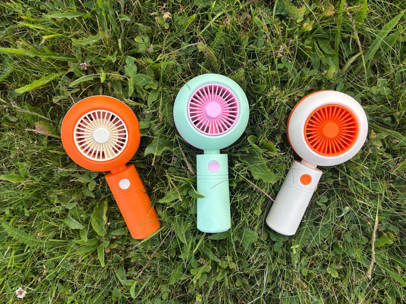 Circle LED Handheld Fan