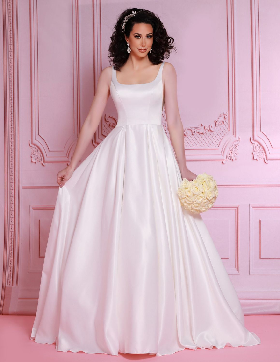 SE42-6164, Color: Ivory, Size: Size 18