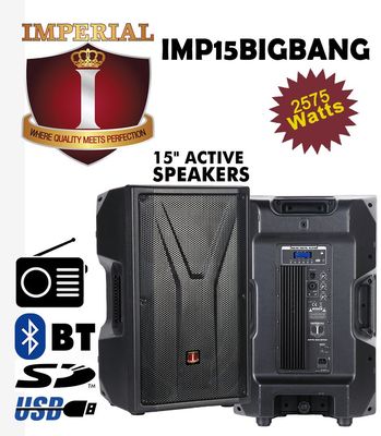 IMP15-BIGBANG IMPERIAL 15&quot; 3000 WATTS POWERED SPEAKER