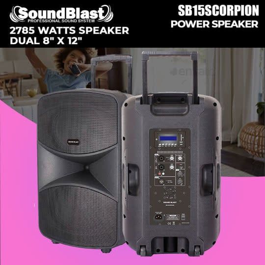 SB15SCORPION POWERED SPEAKER