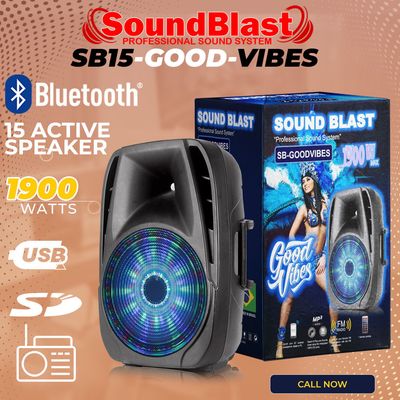 SB15-GOOD VIBES SOUND BLAST SPEAKERS-GOOD VIBES 2200 WATTS SPEAKER