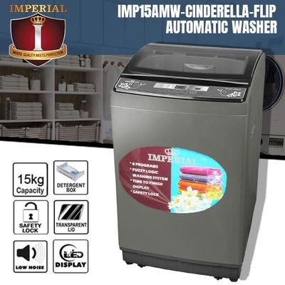 IMP15AMW-CINDERELLA-FLIP12 IMPERIAL 15 KG AUTOMATIC CINDERELLA WASHER -- FLIP