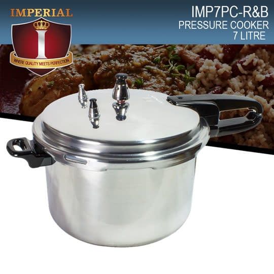 IMP7PC-R&amp;B IMPERIAL PRESSURE COOKER --7 LITRES -- HIGH QUALITY