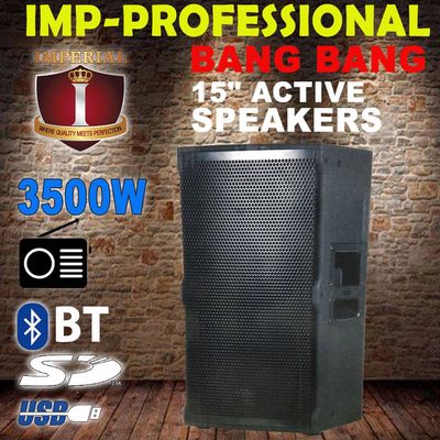 IMP15-PROFESSIONAL BANG BANG 3500 WATTS POWERED SPEAKER IMP15-PROFESSIONAL BANG BANG 3500 WATTS POWERED SPEAKER