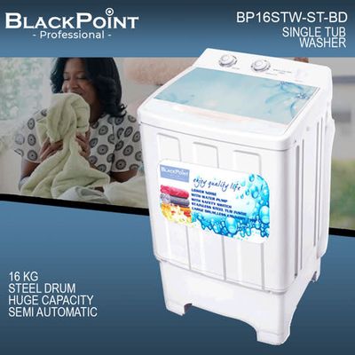 BP16STW-ST-BD BLACKPOINT 16 KG -- SINGLE TUB -- BLUE DIAMOND