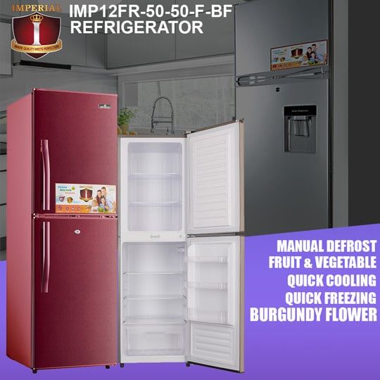 IMP12FR-50/50-F-BF IMPERIAL FROST FRIDGE RED