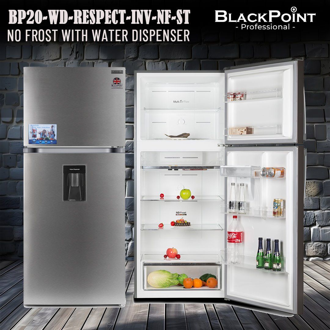 BP20-WD-RESPECT-INV-ST BLACKPOINT WATER DISP INVERTER FRIDGE