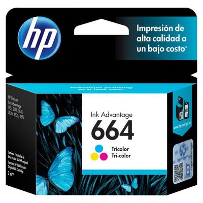 HP - Ink cartridge - Tricolor - 664