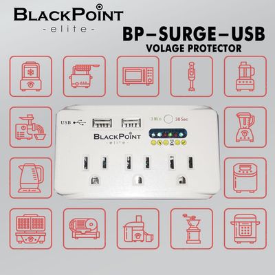 BP-SURGE-USB BLACKPOINT SURGE PROTECTOR    WITH 2 USB
