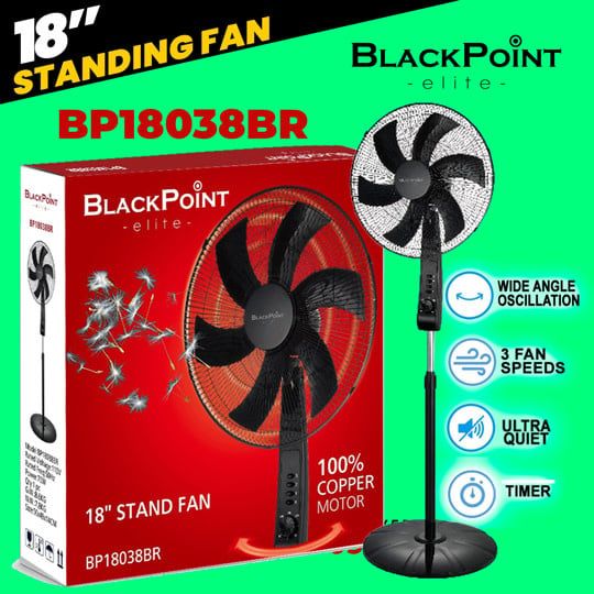 BP18038BR BLACKPOINT 18&quot;REGULAR HIGH QUALITY STANDING FAN