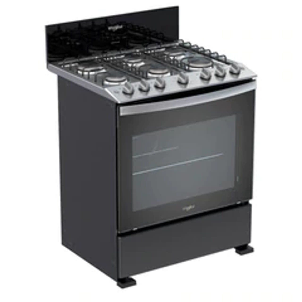 WHIRLPOOL 30&quot; 6B LWFR3100B STOVE - BLACK S/STEEL