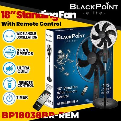 BP18038BR-REM BLACKPOINT 18&quot;&quot; REMOTE STANDING FAN