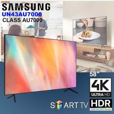 SAMSUNG 58" AU7000 7 SERIES SMART TV SAMSUNG 58" AU7000 7 SERIES SMART TV