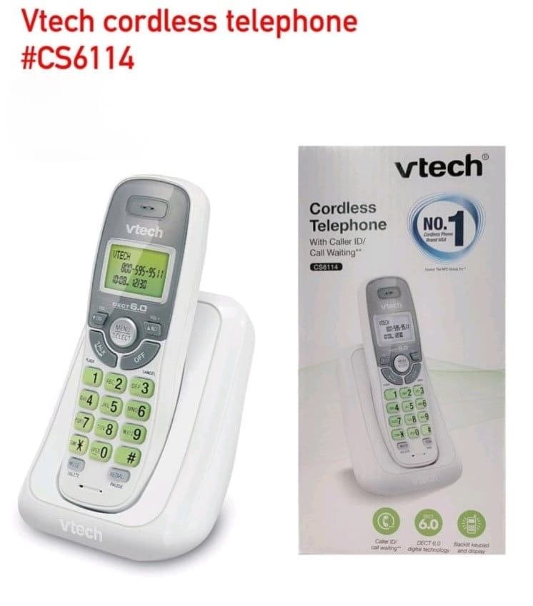 VTECH CORDLESS TELEPHONE CS6114-11