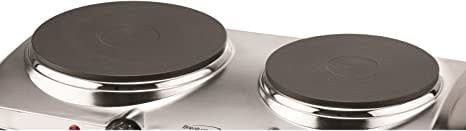 BRENTWOOD DOUBLE ELECTRICAL HOTPLATE TS-372