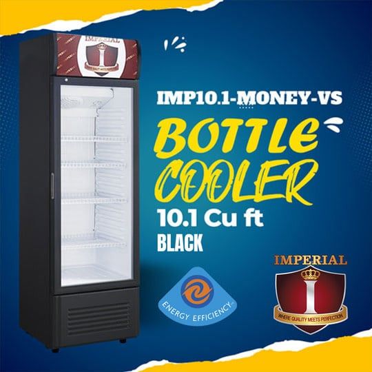 IMP10.1-MONEY-VS-BLK IMPERIAL -- COMMERCIAL DRINK COOLER -- MONEY - WITH LOCK &amp; KEY