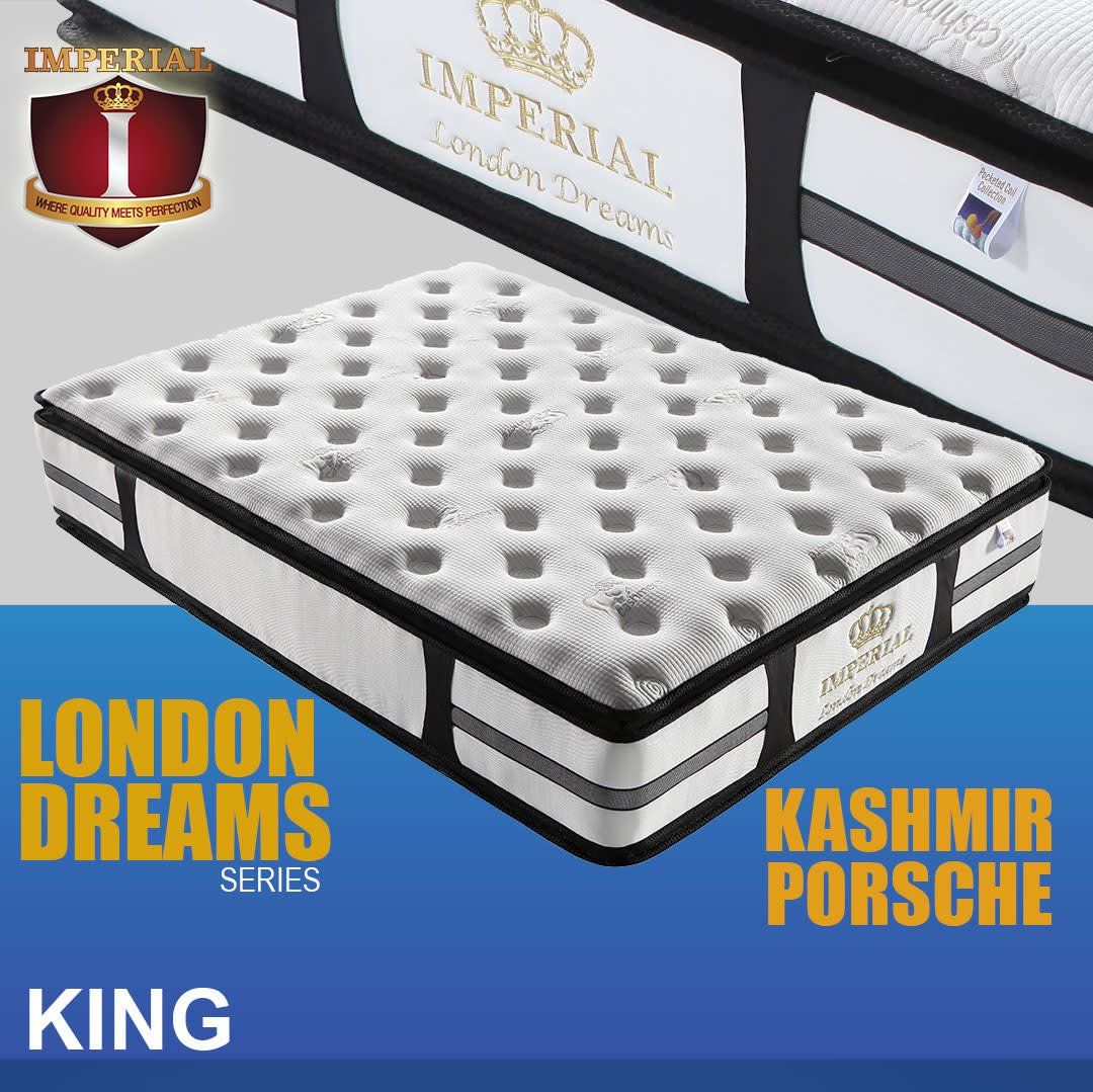 LONDON DREAM KING MATTRESS KASHMIR PORSCHE