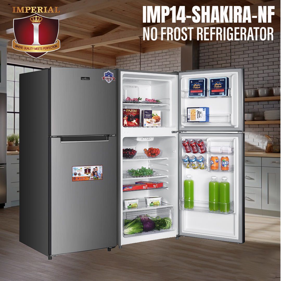 IMP14 SHAKIRA-NF IMPERIAL -- INOX -- SHORT &amp; CURVY -- SHAKIRA -- NO FROST FRIDGE