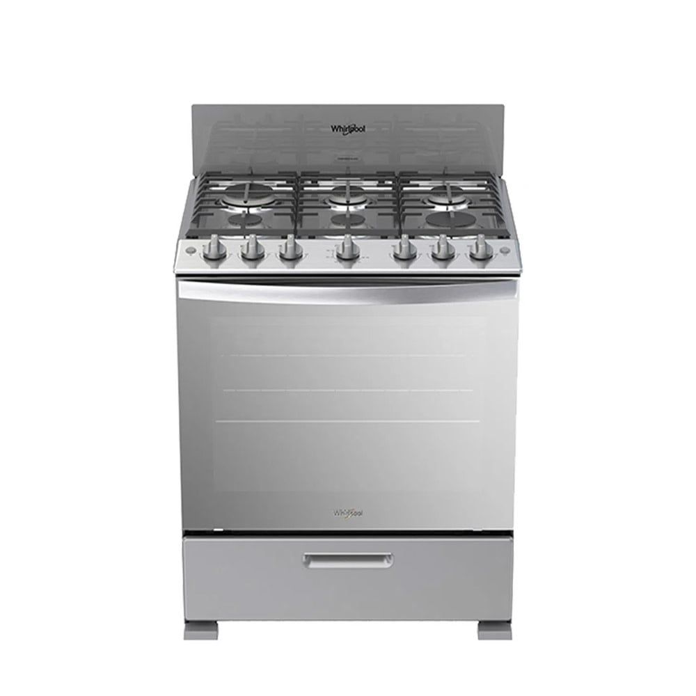 WHIRLPOOL 30&quot; 6B LWFR3400D GAS STOVE THICK/HEAVY GRILL - SILVER