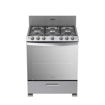 WHIRLPOOL 30&quot; 6B LWFR3400D GAS STOVE THICK/HEAVY GRILL - SILVER