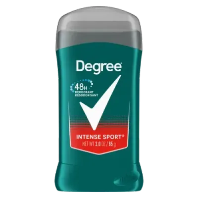 DEGREE INTENSE SPORT GEL NET WT 3.0 OZ / 85G