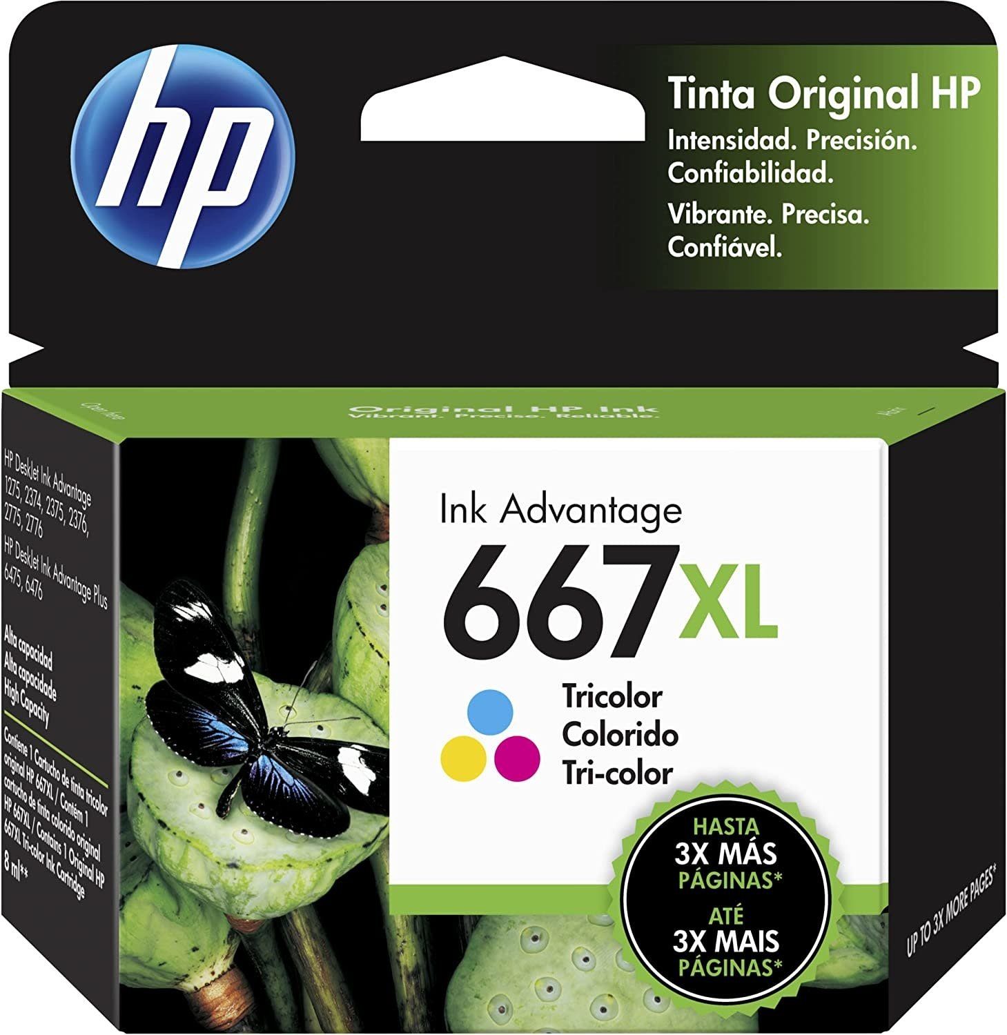 HP - 667XL - Ink cartridge - Tricolor - 3YM80AL
