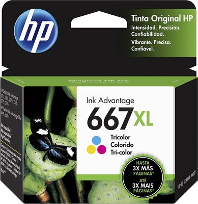 HP - 667XL - Ink cartridge - Tricolor - 3YM80AL