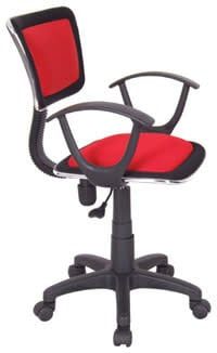 AM160GEN47 QZY-0613R MANAGER OFFICE CHAIR W/ARM (RED)