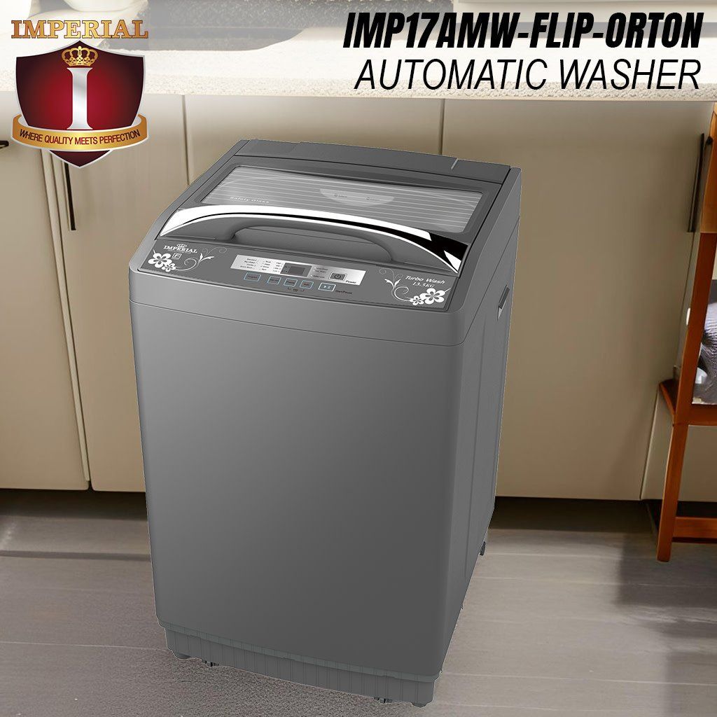 IMP17AMW-FLIP-ORTON AUTOMATIC WASHER IMPERIAL 17 KG AUTOMATIC WASHER -- BIGGER TUB INSIDE