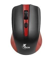 Xtech - Mouse - 2.4 GHz - Wireless - Red-1600dpi XTM-310RD
