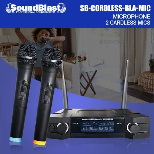 SB-CORDLESS BLA SOUND BLAST MIC--LONG RANGE -- BLA BLA