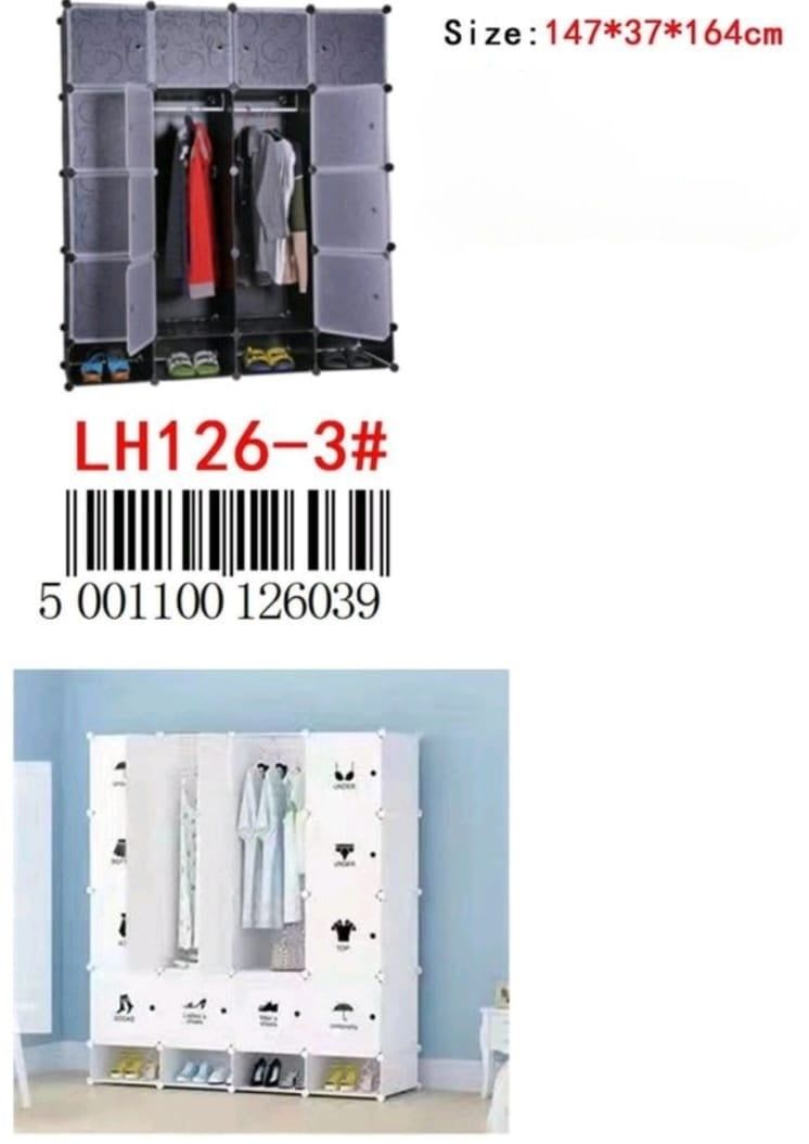 LH126-3 BLACK FOLDING STORAGE