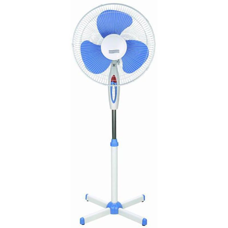 TROPICANA 5 BLADE 16&quot; STANDING FAN W/CROSS BASE 16TST