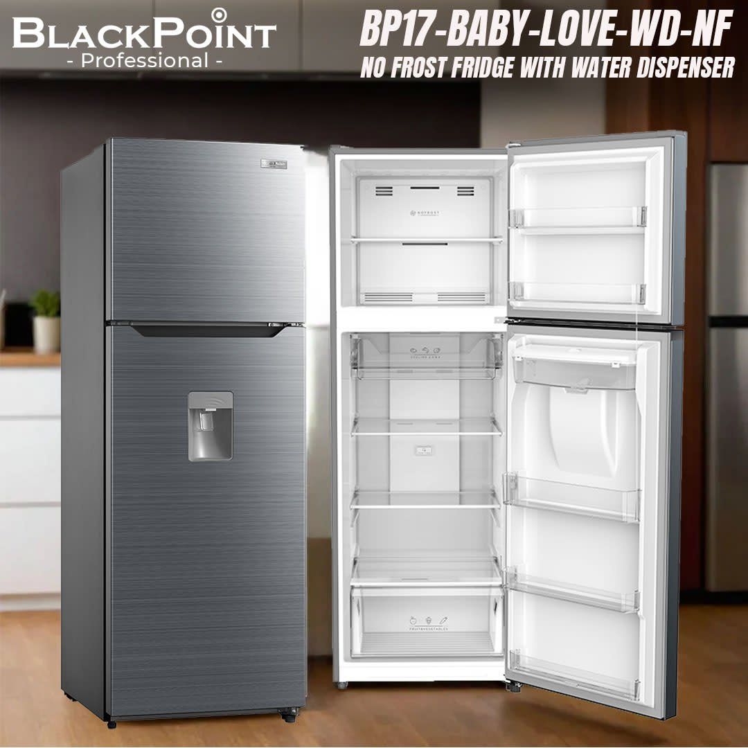 BP17-BABY LOVE-WD-NF BLACKPOINT - NO FROST FRIDGE- WATER DISP
