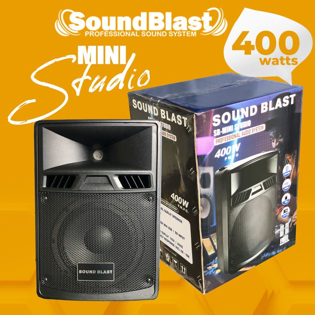 SB-MINI STUDIO-SPK SOUND BLAST 8&quot;&quot; POWERED SPEAKER -- BASS STUDIO 500