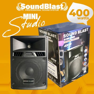 SB-MINI STUDIO-SPK SOUND BLAST 8&quot;&quot; POWERED SPEAKER -- BASS STUDIO 500