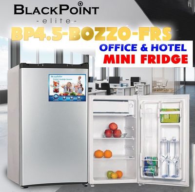 BP4.5-BOZZO-FRS HOTELBLACKPOINT -- FROST METALLIC -- HOTEL FRIDGE -- BOZZO -- 3.6 foot