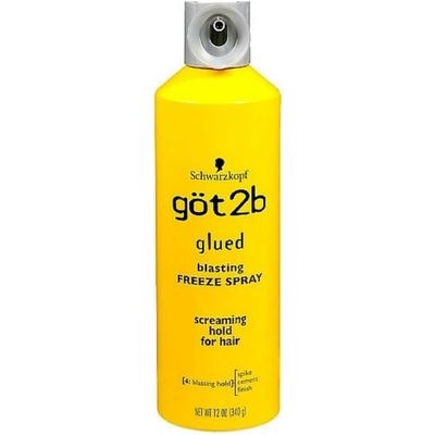 Schwarzkopf Got2b Glued Blasting Freeze Hairspray, 12 oz