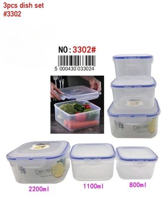 3302 3PCS DISH SET