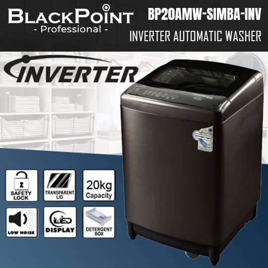 BP21-SIMBA-INV-AMW18 BLACKPOINT WASHER - AUTOMATIC --- INVERTER SAVE