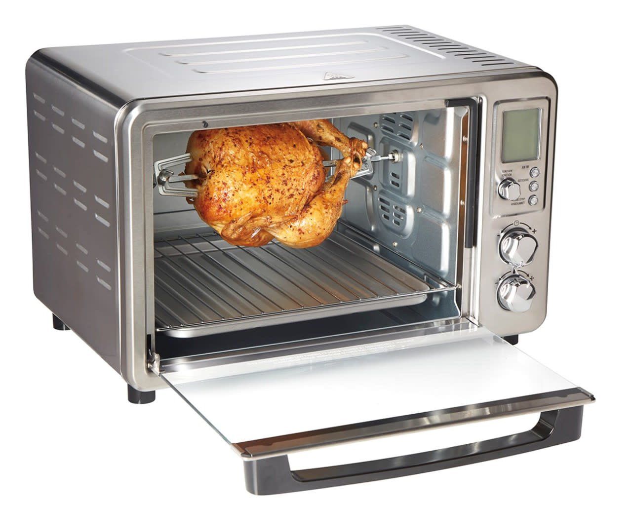 Hamilton Beach R31193 Sure-Crisp Digital Air Fryer Toaster Oven with Rotisserie - Certified Refurbished