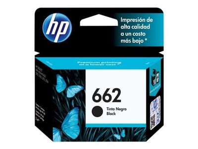 HP 662 - Black - original - Ink Advantage - ink cartridge - for Deskjet 1516, Ink Advantage 15XX, Ink Advantage 35XX, Ink Advantage 4645