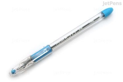 PENTEL RSVP LIGHT BLUE FINE PEN
