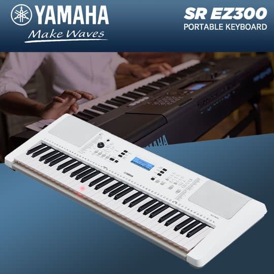 SREZ300 YAMAHA 61 KEYS KEYBOARD WITH LIGHTED KEYS / BEST FOR KIDS