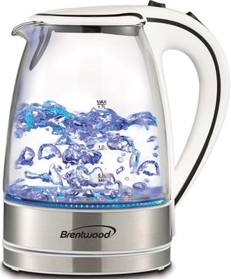 KT-1900 BRENTWOOD GLASS KETTLE 1.7 LITERS