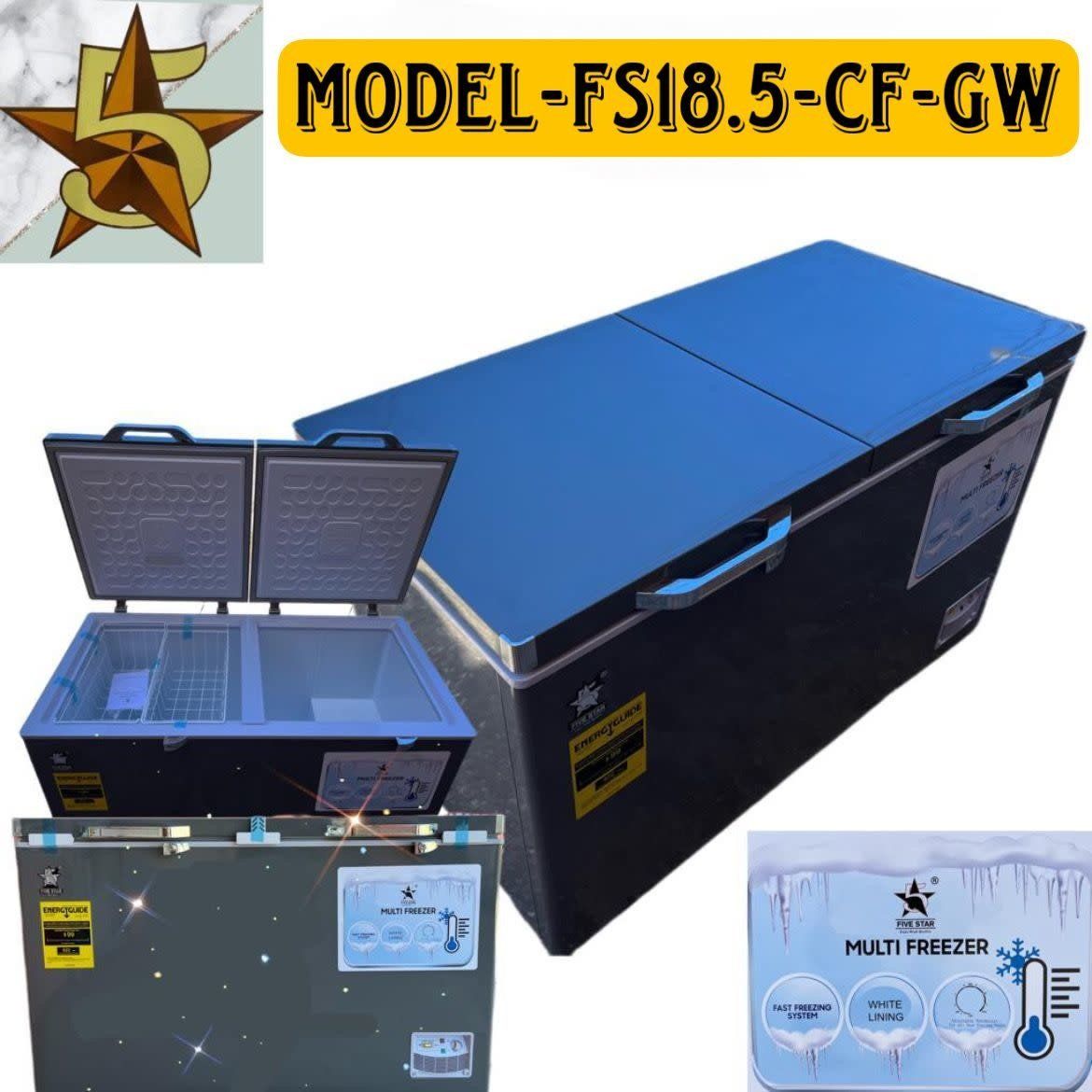 FIVESTAR FS18.5-CF-GW DEEP FREEZER
