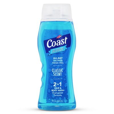 COAST CLASSIC SCENT 2 IN 1 HAIR &amp; BODY WASH 532ML