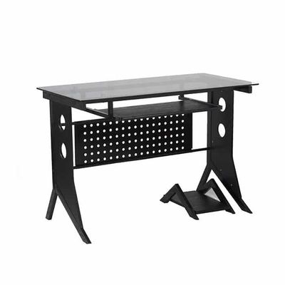 AM121GEN36 Computer Desk Black with Tempered Glass Top Xtech CT-1211