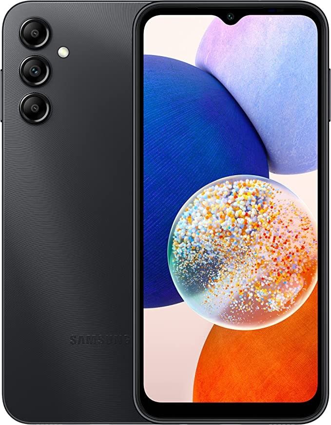 SAMSUNG Galaxy A14 A Series Cell Phone, 64GB w/Expandable Storage, Long Battery Life, 13MP Camera, 6.6&quot; Infinite Display Screen,2023, Black