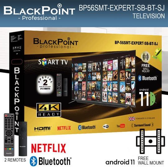 BP56SMT-EXPERT-BT-SJ BLACKPOINT SMART + BILLUTOOTH + 4K-- EXPERT VOICE COMMAND